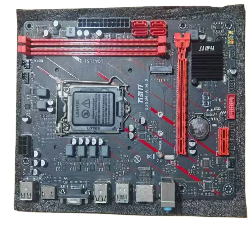 

For The Attractive Force B365M-A M.2 DDR4 Main Board 1151 Pins Support 8th Generation 9 Instead of H310M B360M Charging New