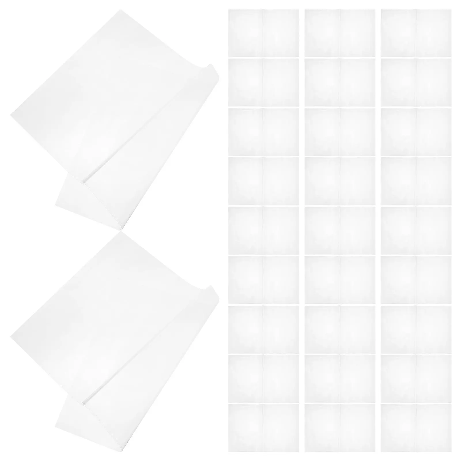 100Pcs Clear Plastic Bags Peel Seal Strong Self Adhesive Clothing Packing Bags for Shirts T-Shirts Skirts 25x40cm
