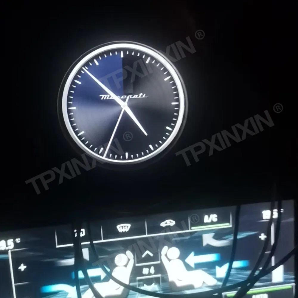 Nueva actualización 2025 LCD cronómetro de coche para Maserati GT 2007-2015 reloj LCD reloj de actualización