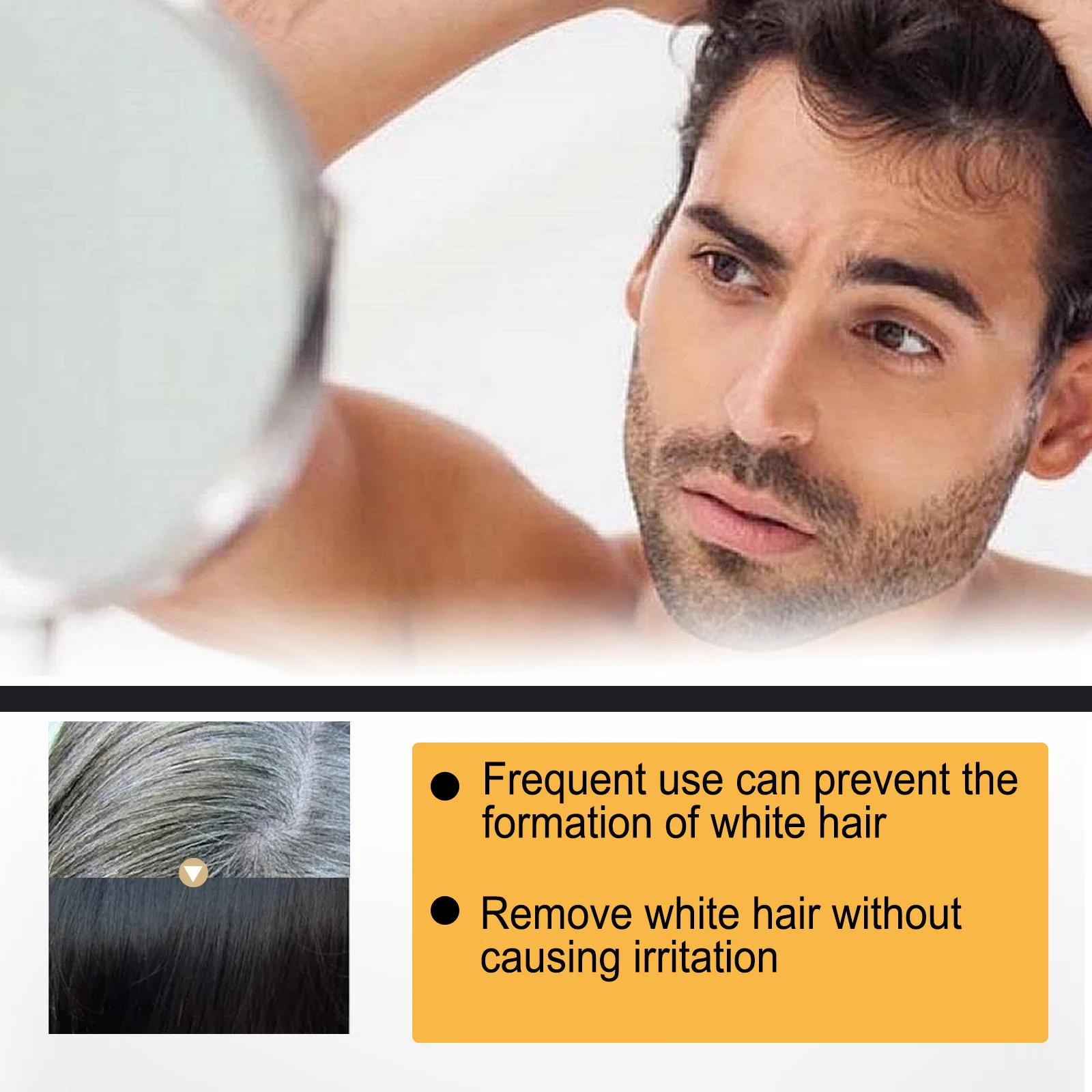 

Hair Darkening Soap Bar Natural Plant Ingredients Black Hair Regrowth Soap for Women Cover White Gray Hair UND Sale