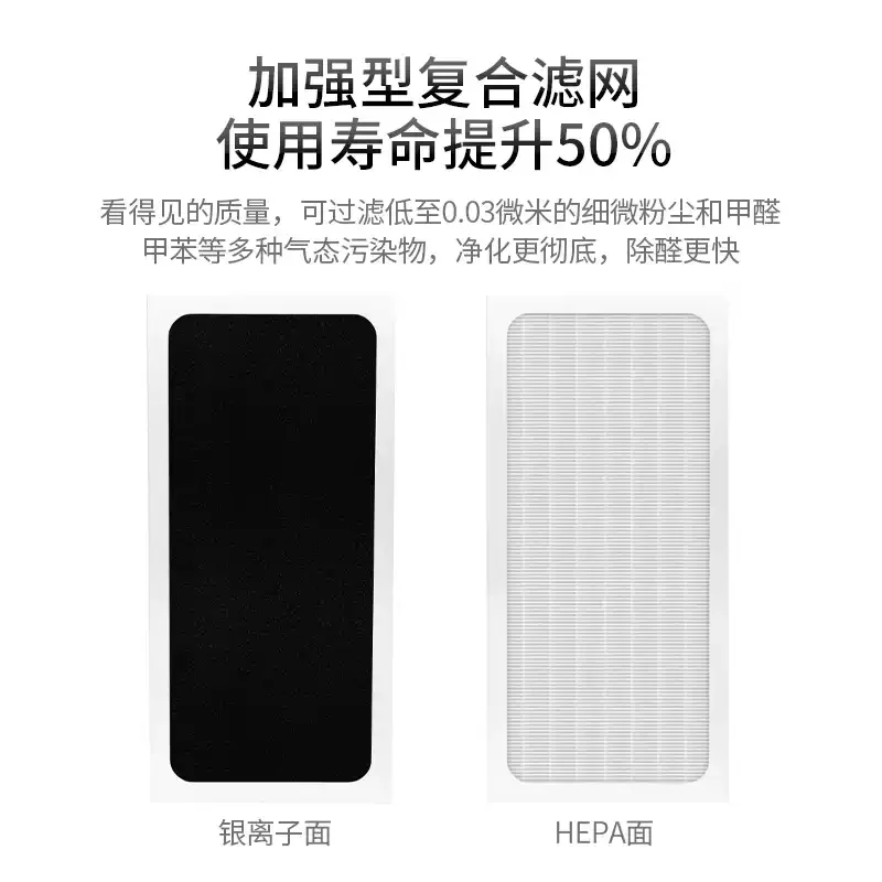 Suitable for Bruyal 400 series air purifier 410B450E composite filter