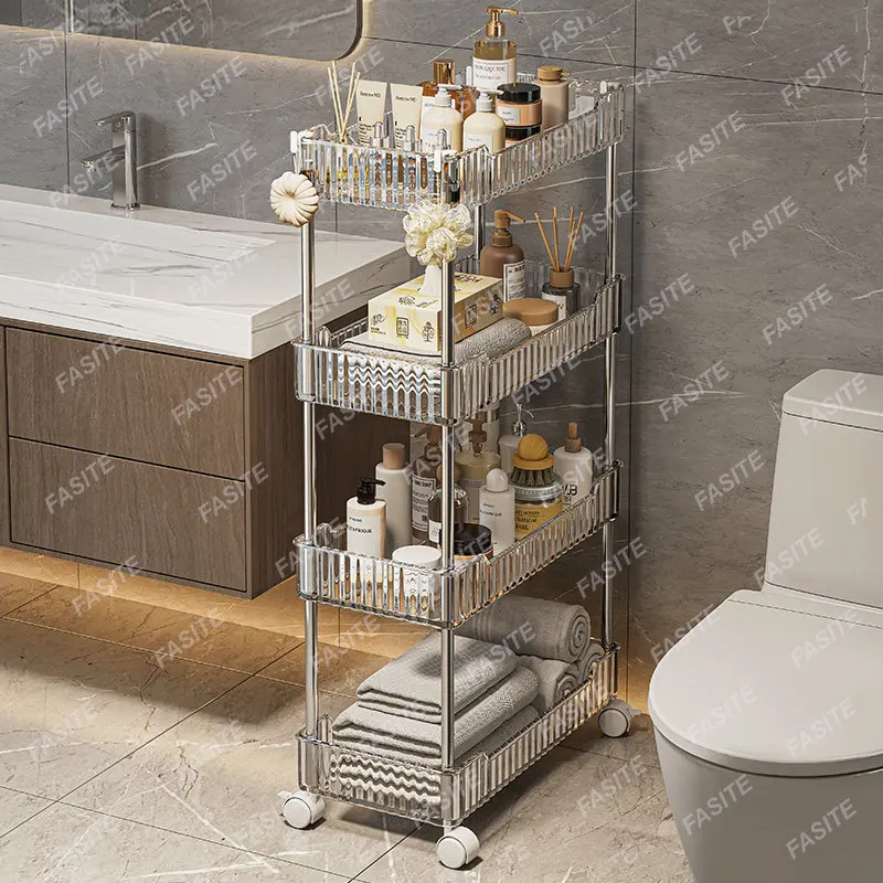 

Bathroom bathroom rack storage rack toilet side narrow gap toilet cart