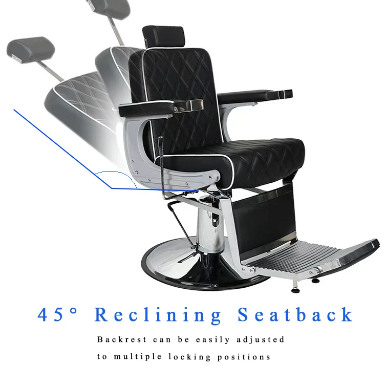 wholesale high class foot pump recline Hairdressing message salon chair leather men barber chair