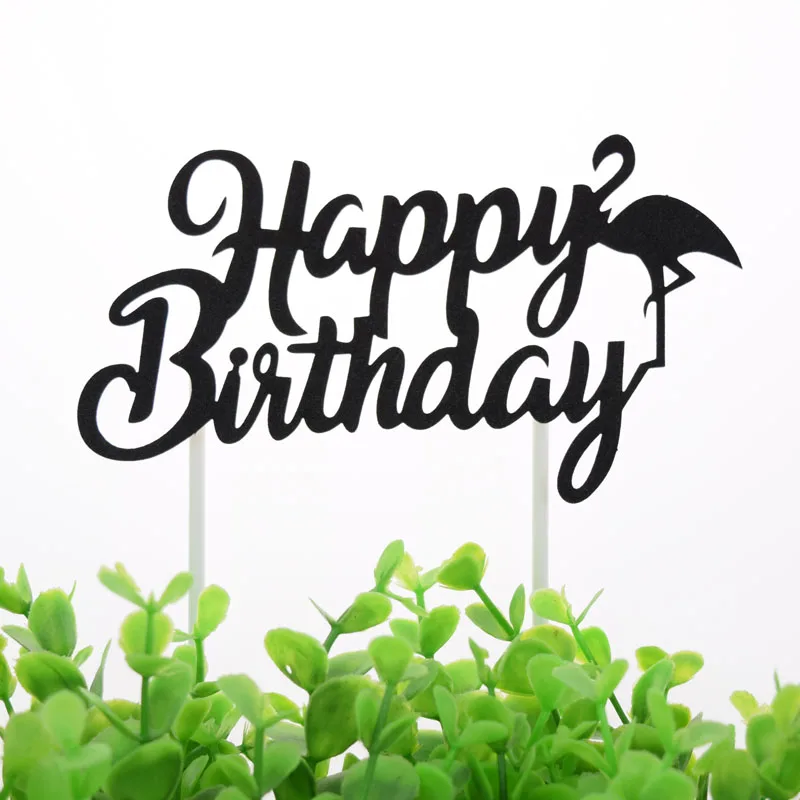 Фламинго-Топперы-для-торта-на-день-рождения-Флаги-Детский-день-рождения-Юбилей-Глечик-Топпер-для-кексов-Свадьба-Невеста-Жених-Вечеринка-Выпечка-diy