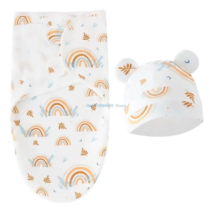 K9FF Túi ngủ thoáng khí cho trẻ sơ sinh túi trẻ bé ngủ với mũ cotton chăn cho bé cần thiết