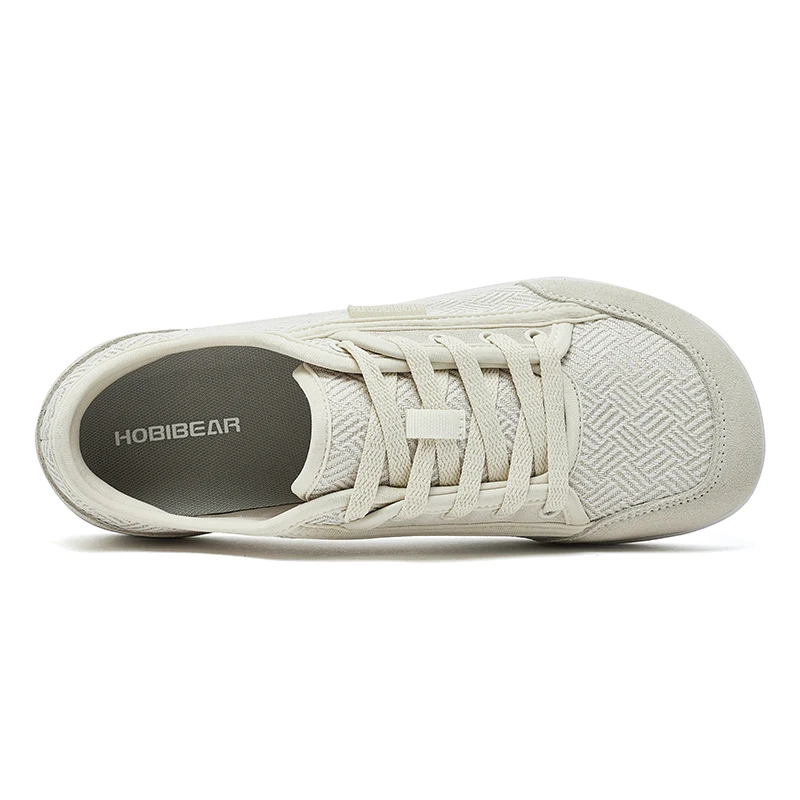HOBIBEAR Barfußschuhe für Damen und Herren | Null-Sprengung | Breite Zehenpartie | Minimalistische Schnürschuhe aus Rindsleder_voghion.com