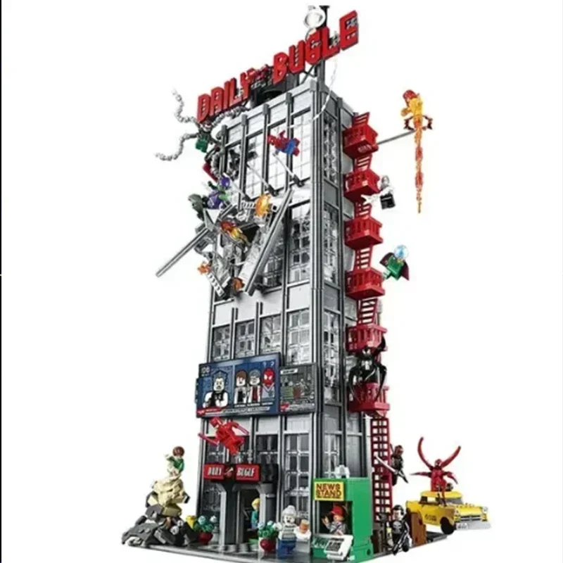 

3772 шт., классические строительные блоки The Bugle Building of Daily, 78008, кирпичи, подарки на день рождения и Рождество для детей, совместимые 76178