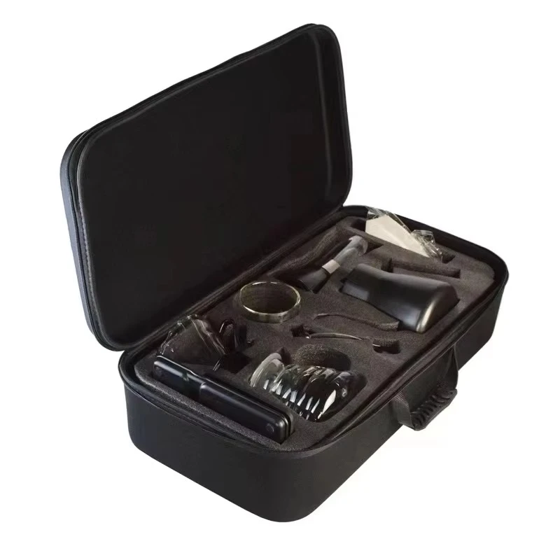 

Portable dump coffee machine set for moving cutlery