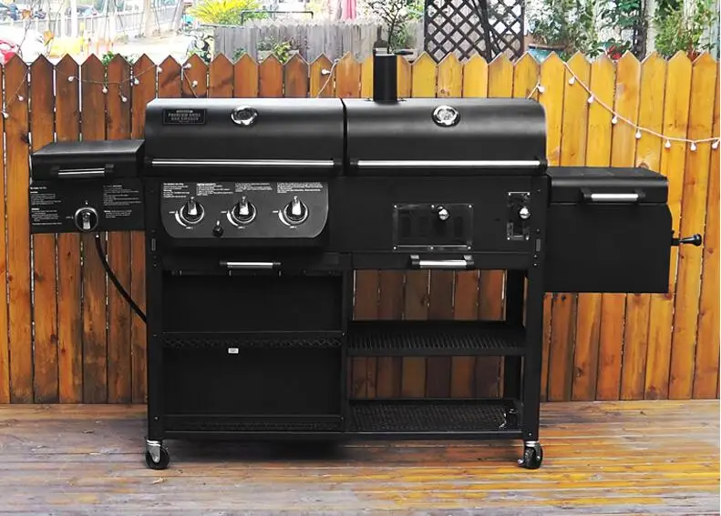 شواية غاز بالأشعة تحت الحمراء الخارجية، فرن شواء للحديقة، شوايات غاز عمودية سميكة للفيلات العائلية الكبيرة