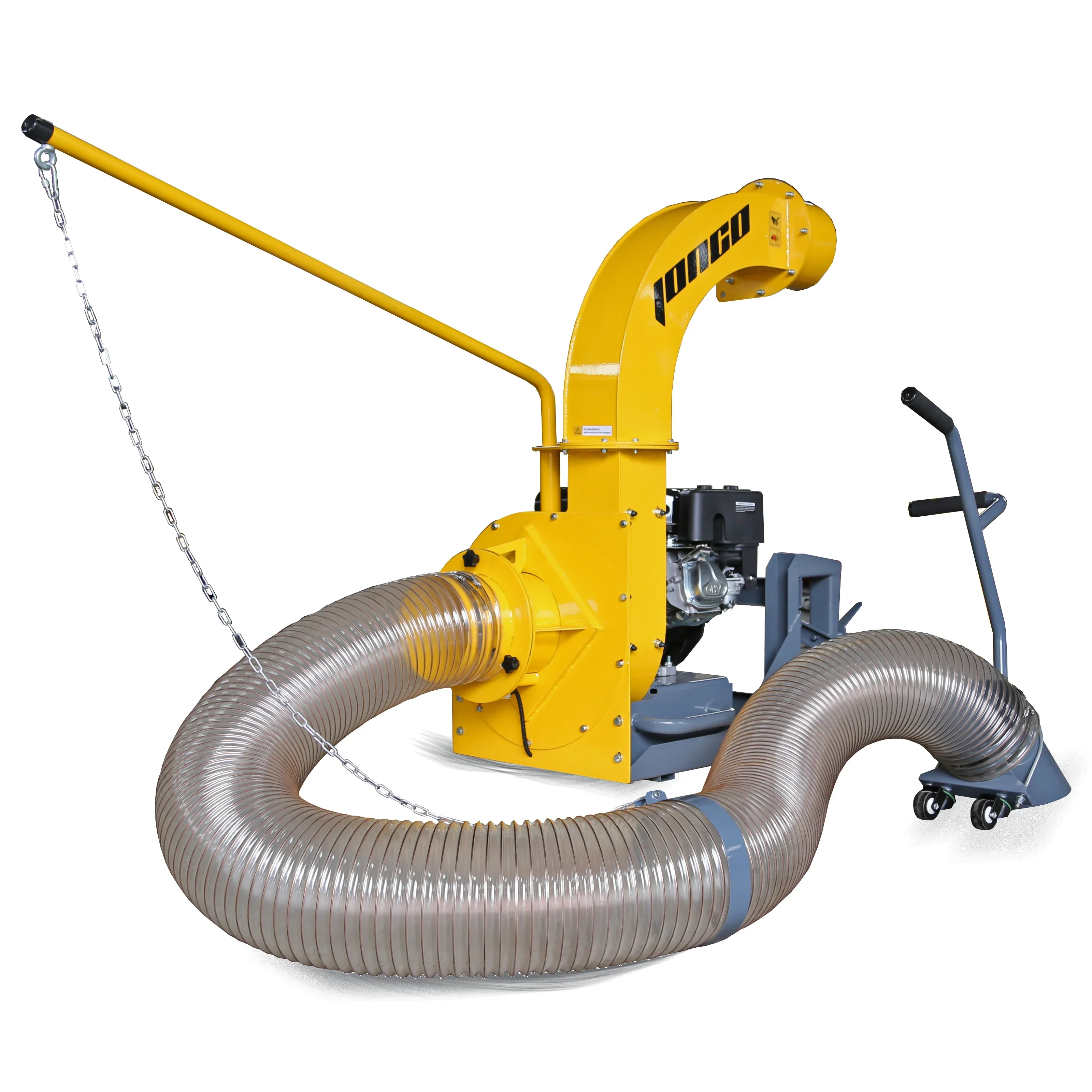 gasoline power Leaf vacuum loader / truck loader /debris loader with hang kit