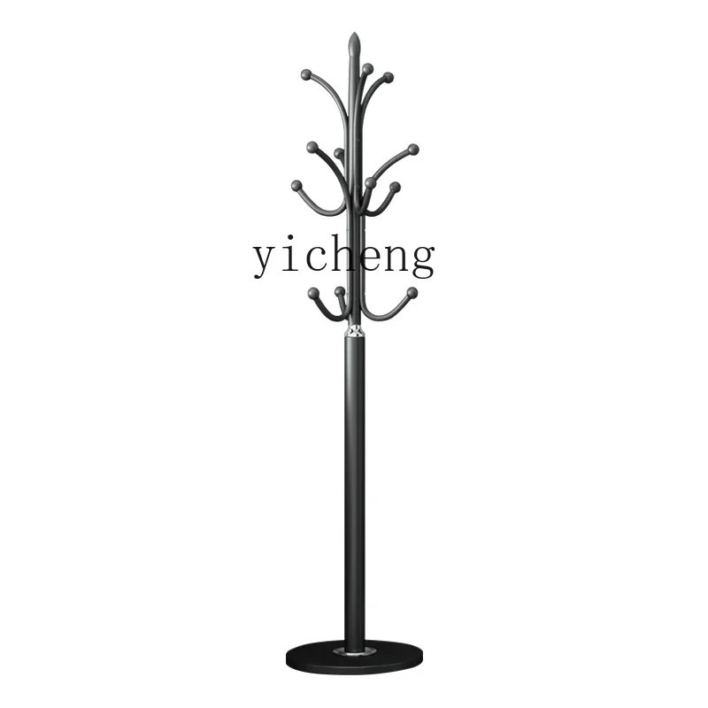 

TQH Simple Coat Rack Floor-to-ceiling Bedroom Hanger Vertical Wrought iron Clothes Rack Home Living Room Bag Rack