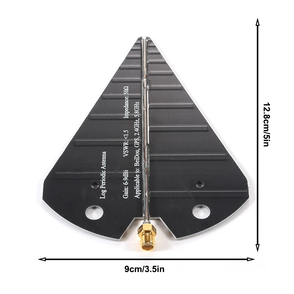 Ht5 Log Periodieke Antenne Pcb 1300Mhz-10Ghz Bereik 6-9dbi Richting Zoeken Antenne Voor Ontvangen En Verzenden Teken