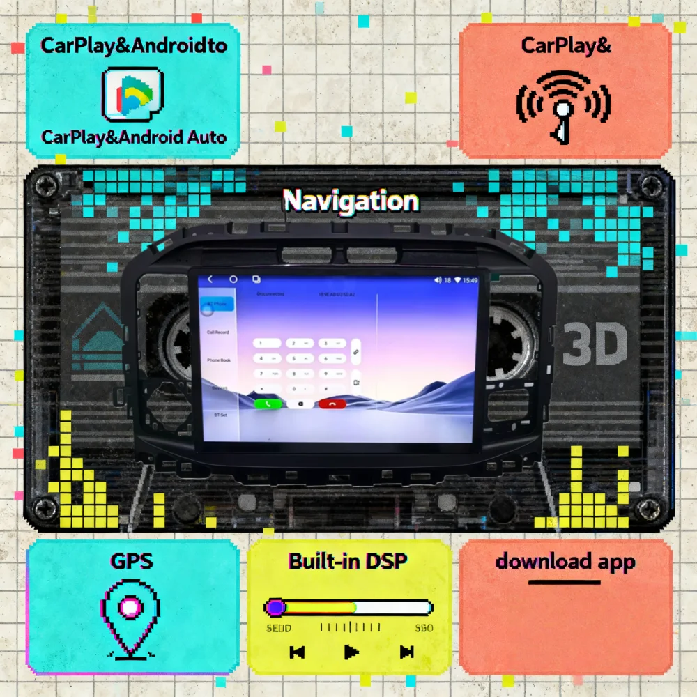 Car Radio 13.3