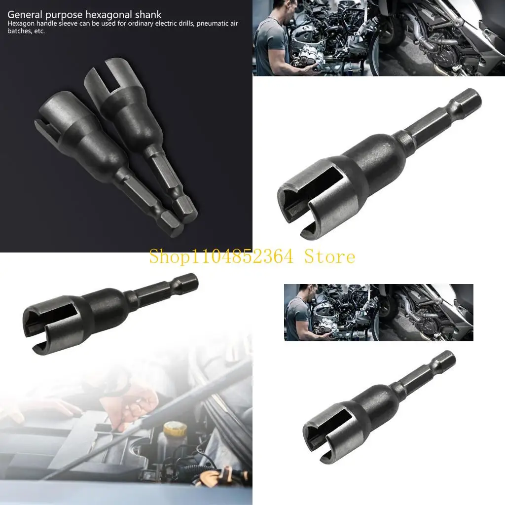 

652F Шесопорный гексагональный шестиугольный ручка Электрическая отвертка -гаечная гаечная ключ отверстие 1/4
