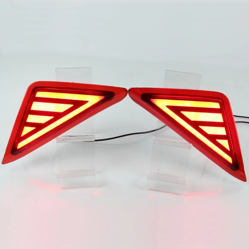 Car LED Taillights Rear Fog Lamps For Toyota C-HR CHR 2016 2017 2018 2019 Brake Light Rear Bumper Decoration Reflector Auto Lamp