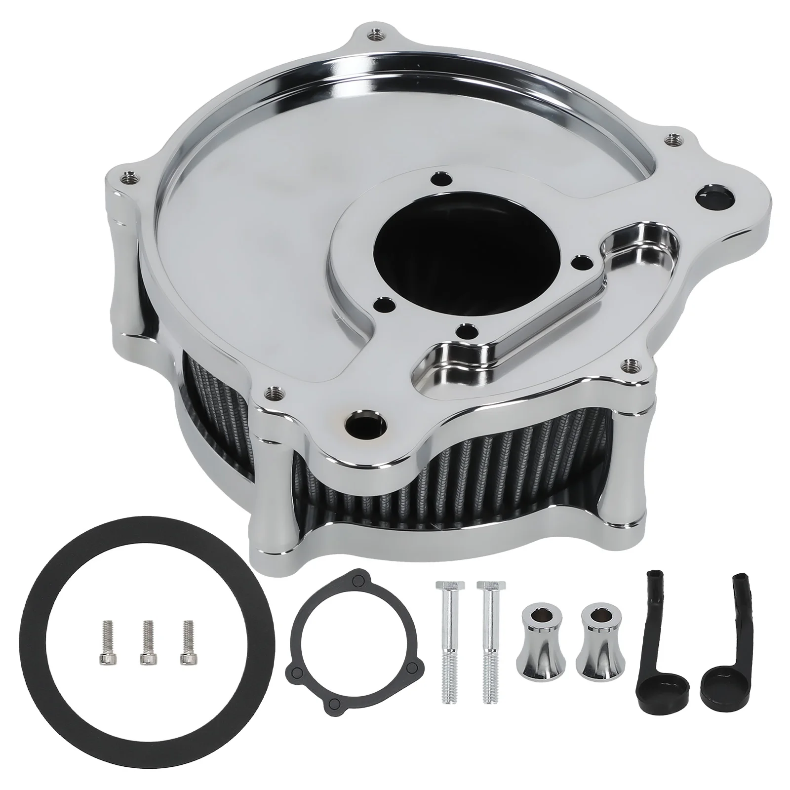 Performance Air Intake System for Harley Touring Softail Dyna 2000-2017 Black