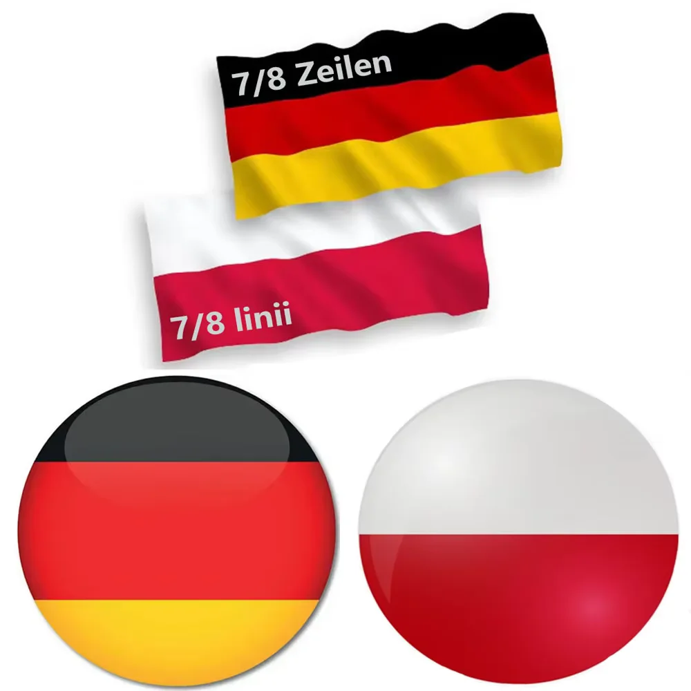 2025 7 خطوط egygold Oscams Polska Clines الأحمر أوروبا سلوفاكيا ألمانيا النمسا 4k العلم في الهواء الطلق Oscam أعلام أوروبا