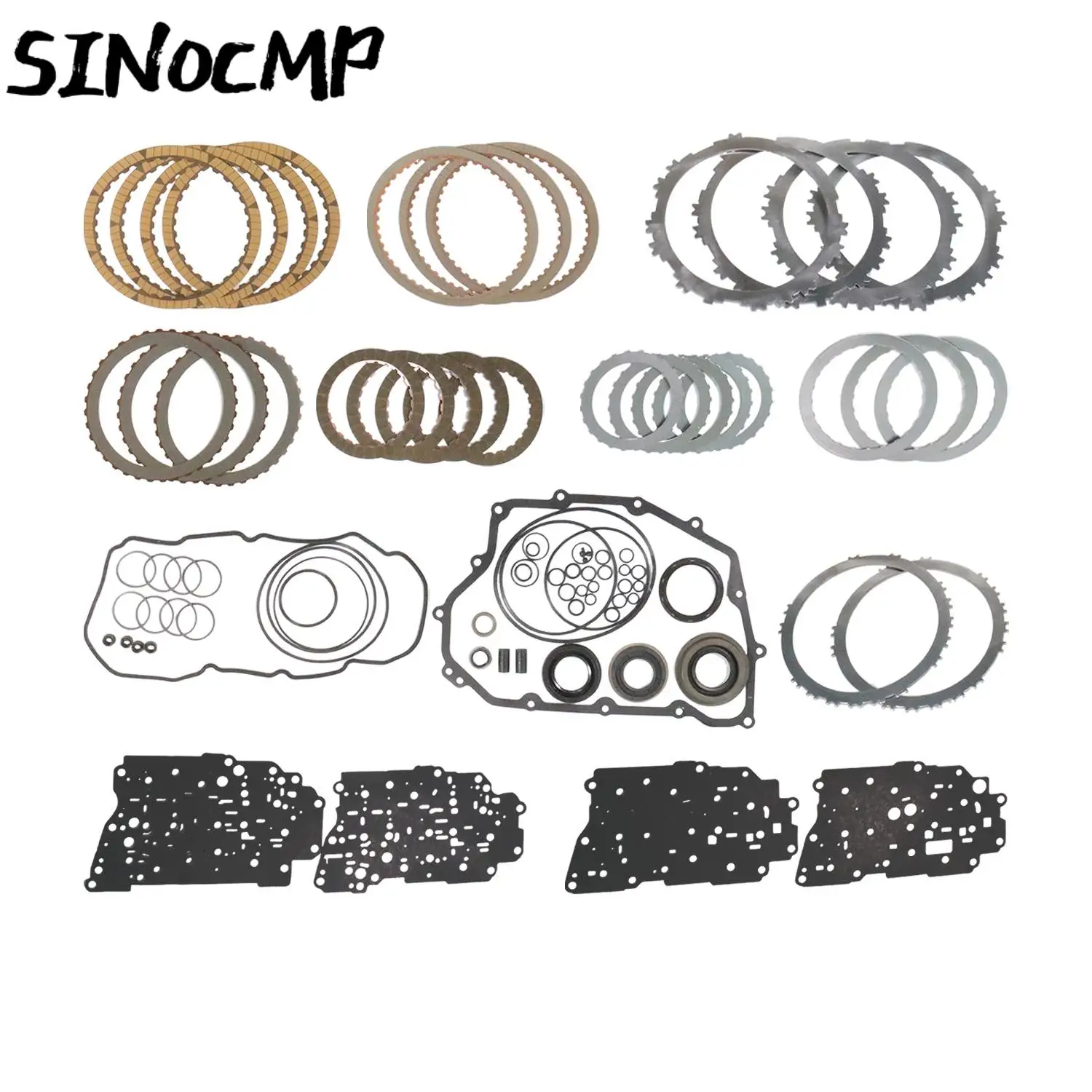 

1 Set Transmission Master Rebuild Kit 6F35 For Escape Fusion MKC Edge Tribute Mariner Steel Plate 15pcs Friction Plate 15pcs