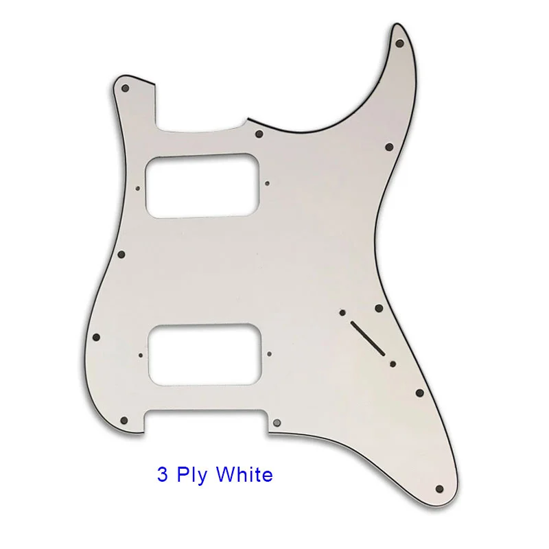 

5pcs Guitar Parts - For 72' 11 Screw Hole Standard St HH Humbuckers Pickups Guitar pickguard Scratch Plate NO control punch