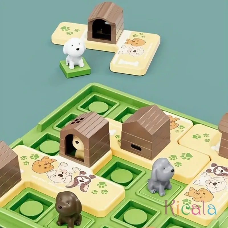 Juego de mesa de escondite con rompecabezas, juguetes educativos de construcción, rompecabezas de pensamiento lógico interactivo para padres e hijos