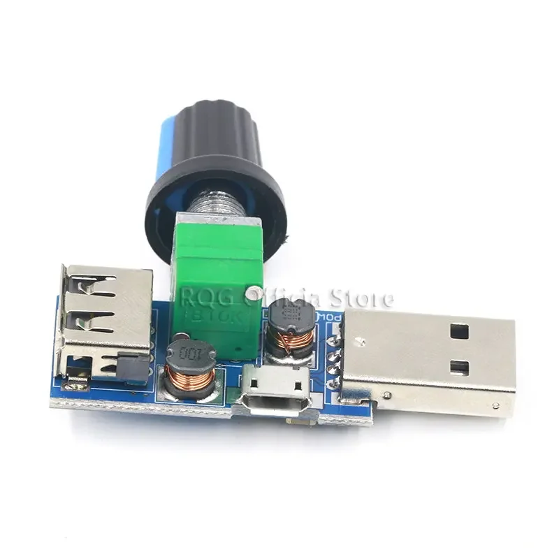 DC 4V-12V 5W XY-FS USB Fan Stepless Governor USB Fan Speed Controller Multi-Gear Auxiliary Cooling Tool