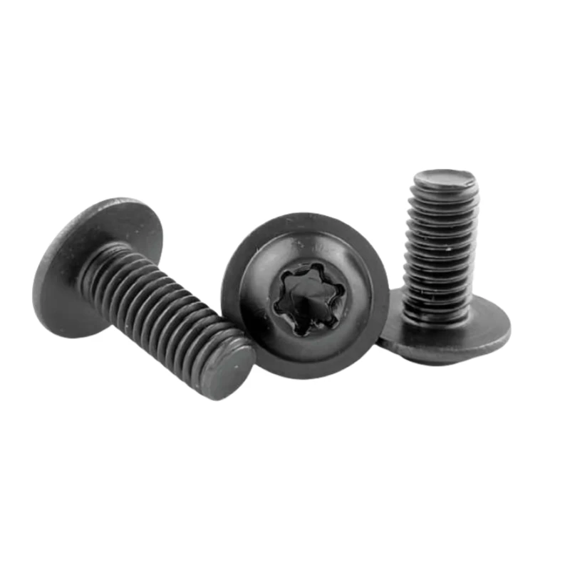 304 Torx Screw M4 M5 M6 M8 Stainless Steel Black Colour torx Washer Head Screw for Motorcycle Scooter ATV Moped Plastic Cover