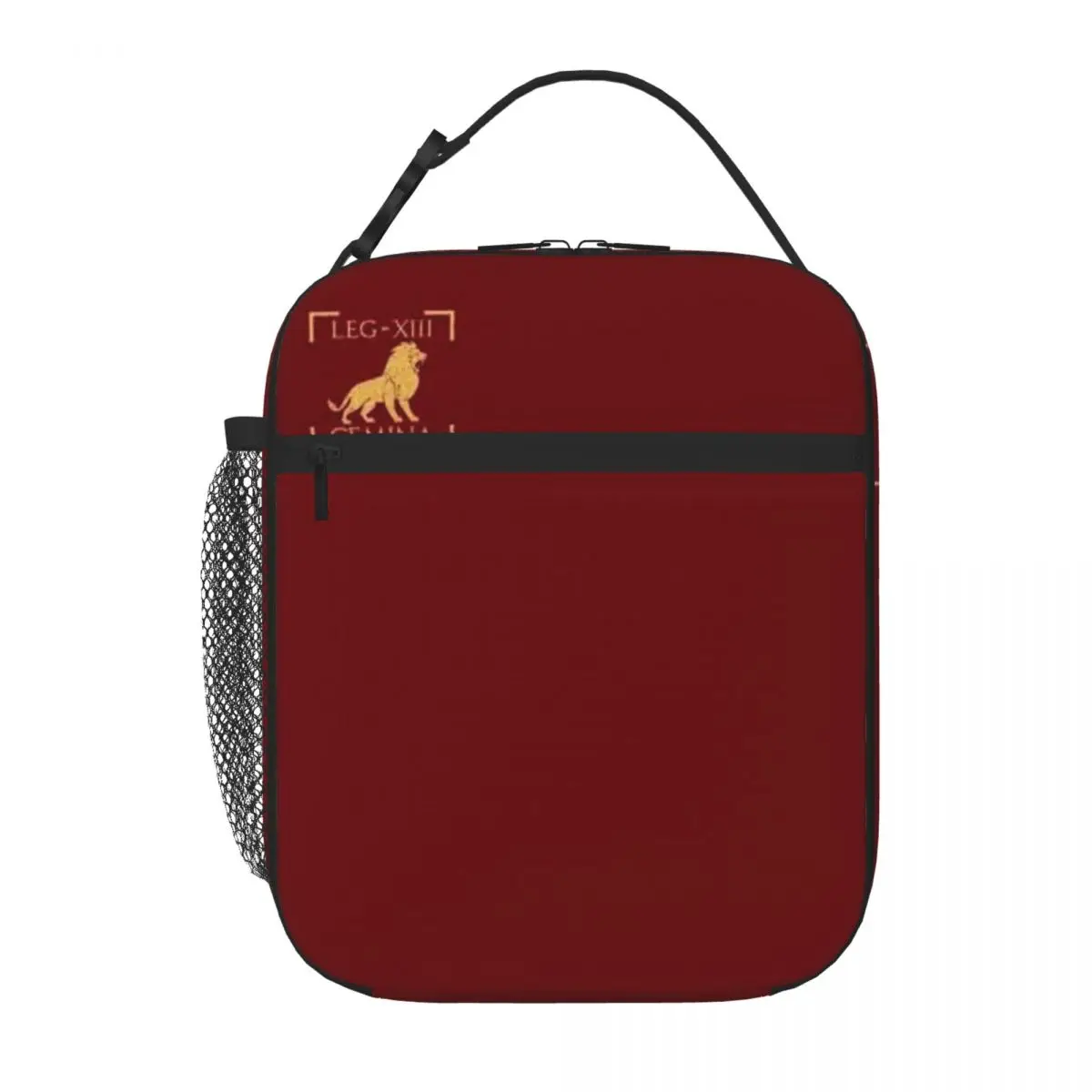 Bestselling Legio XIII Gemina Lion Emblem Roman Legion Stitched Detail Camping Lunch Bag Daily Outdoor Durable Lunch Bag
