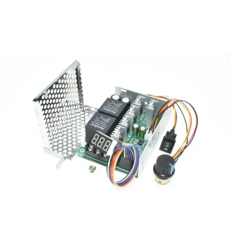 Digital Display 0~100% adjustable DC 10-50V 40A DC Motor Speed Controller PWM 12V 24V 48V 2000W MAX 60A Reversible With aluminum