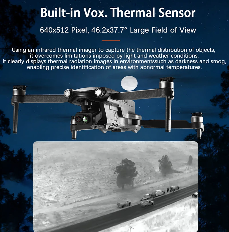 ZIYOUHU 640x512 FPV Drone Thermal Camera Module USB Digital Analog LWIR Uncooled Infrared Imaging New Arrival