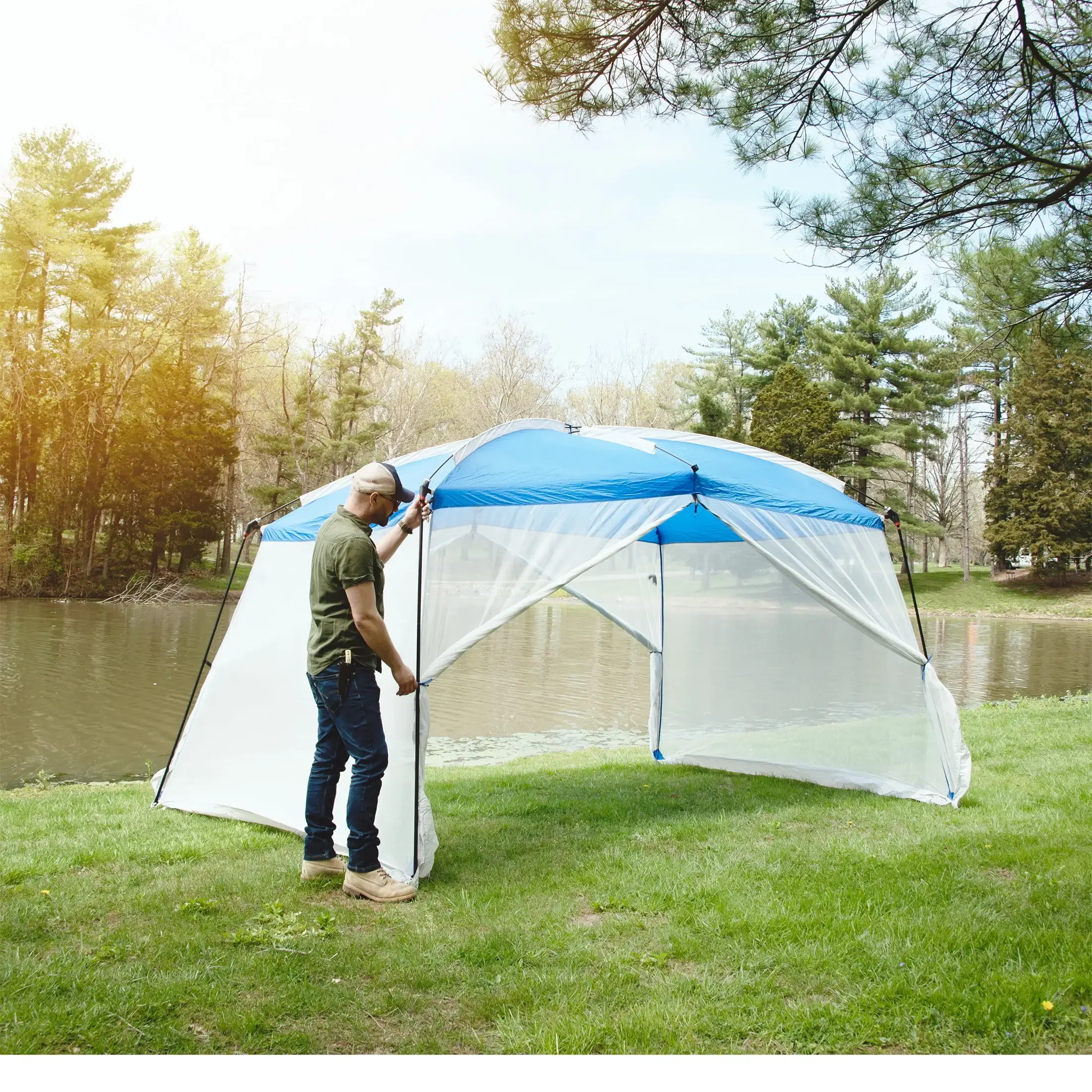 

Tool-13' x 9' Screen House, Blue