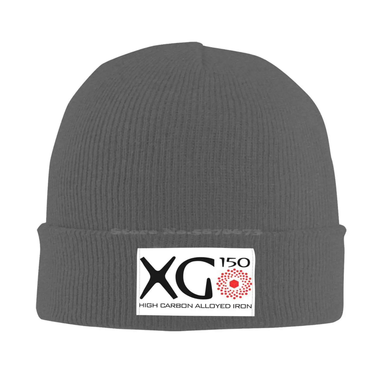 XG-150 High Carbon Alloyed Iron Logo Print Graphic Casual cap Baseball cap Knitted hat