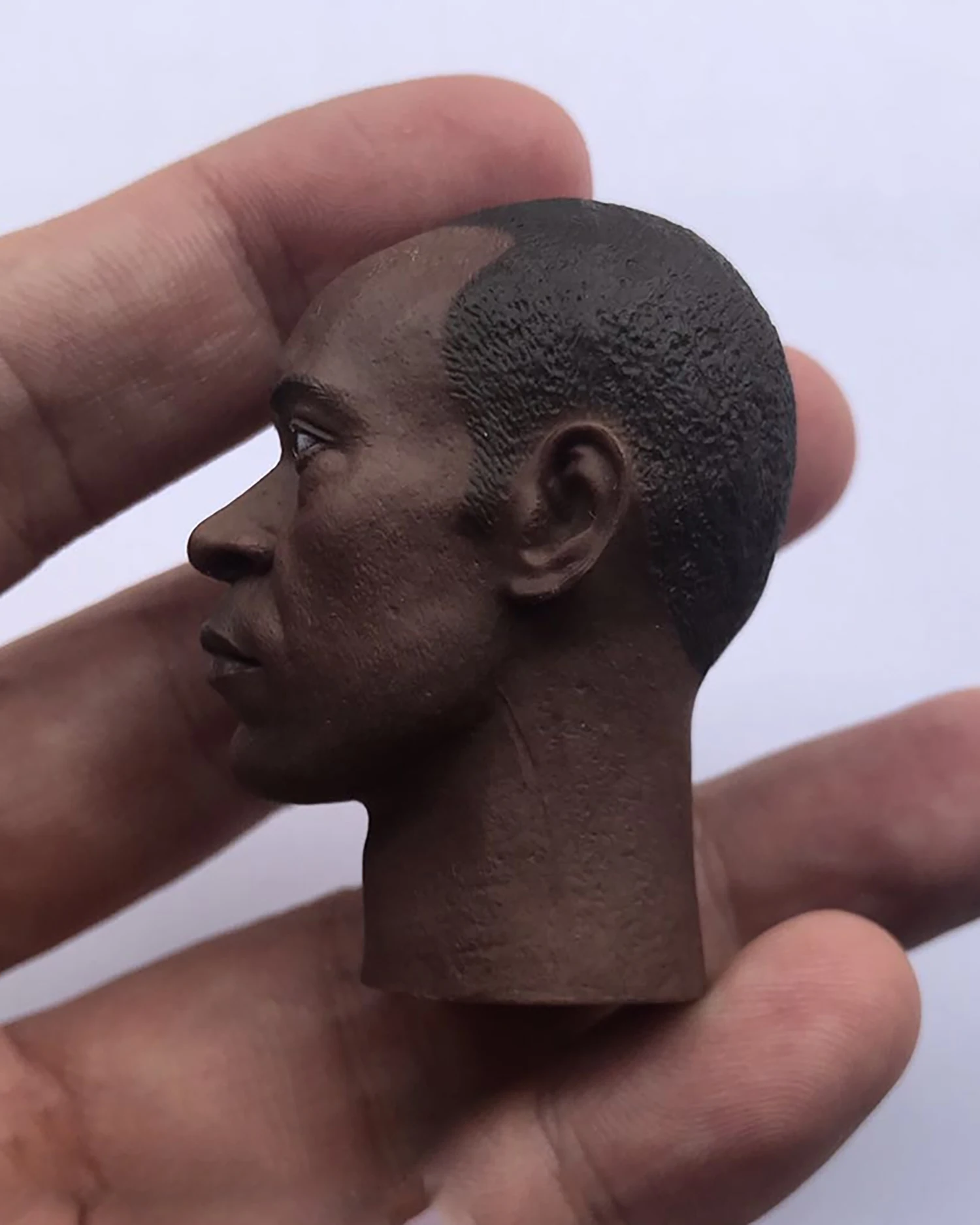 James Rhodes Head Model 1/6 Don Cheadle Head Carved Toys DIY 12'' Hot Toys Action Figure Doll