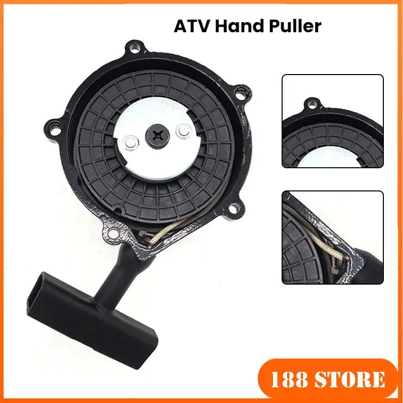 Novel-Engine Pull Starter For Gy6 150Cc 180Cc 200Cc 250 260 Hand Pull Starter For Jinlang Jinling JLA-925E, JLA-931E ATV UTV