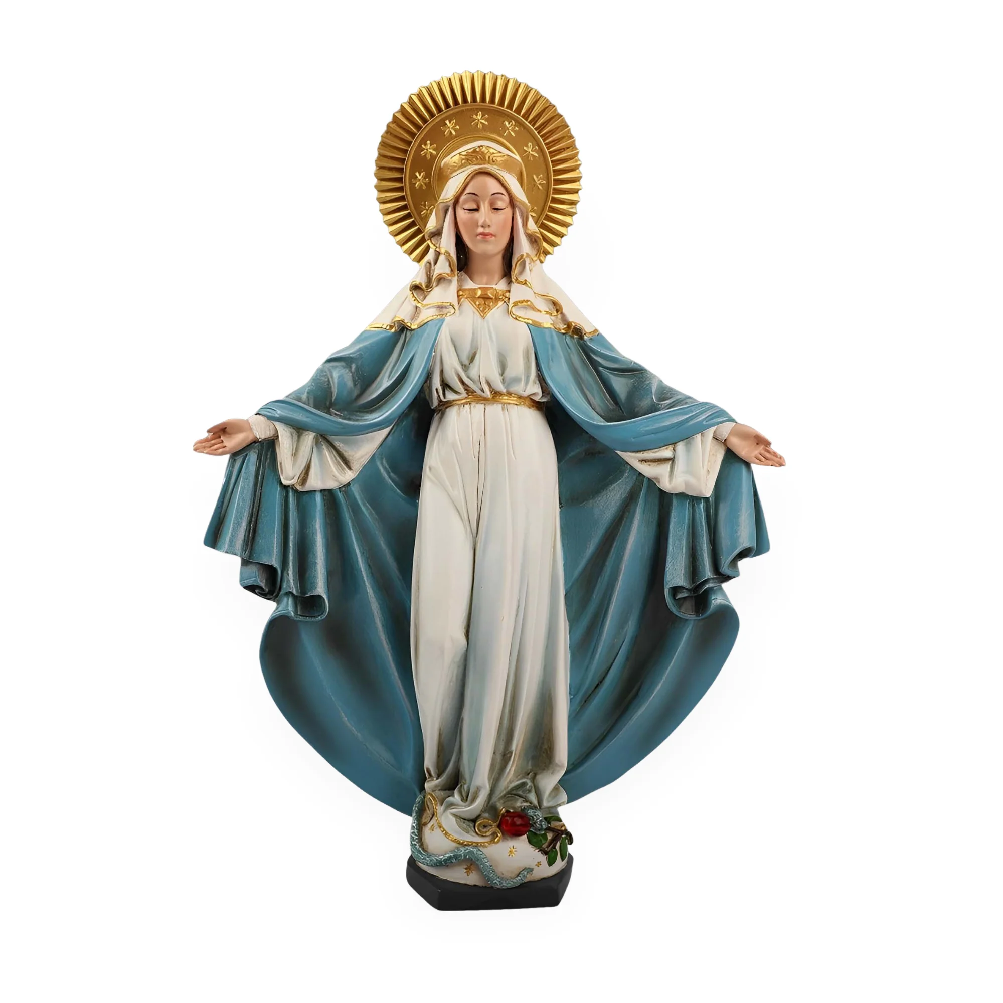 Decoração de Natal de conceção imaculada de 30 cmH, estátua da Maria virgem, nossa senhora da maria, decoração católica, estátua de jesus, presente da mãe