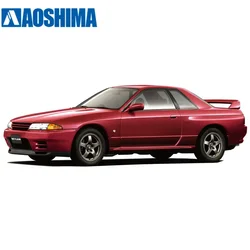 1/32 Nissan R32 Skyline GT-R rosso perla 06357 fai da te assemblaggio in plastica auto modello costruzione kit giocattoli per regali per bambini adulti