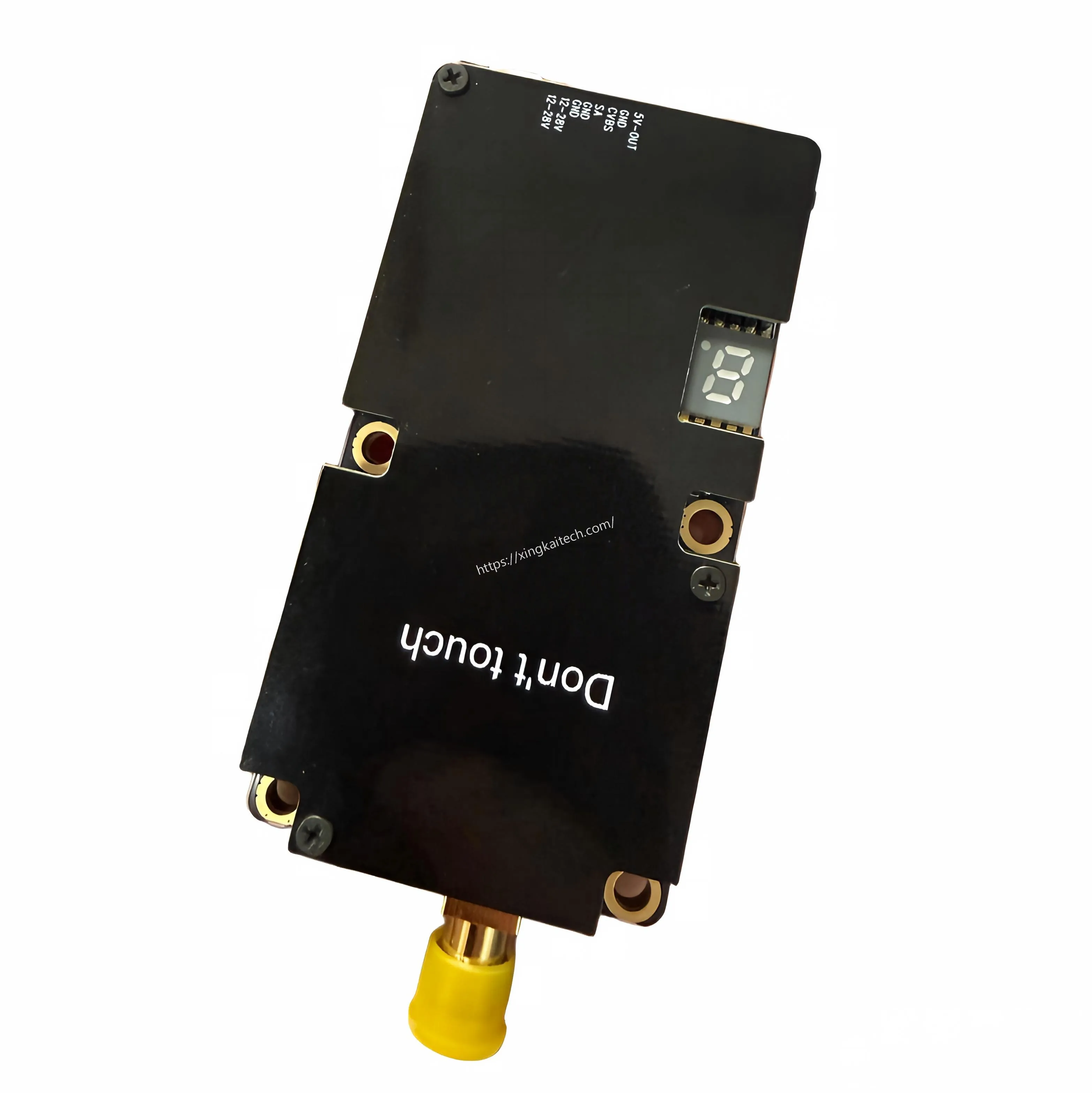1.7~2.0G VTX 10W High Power 2Ghz VTX 80CH Wide Voltage Aluminum Shell Long Distance Wireless Video Transmitter for FPV Drone