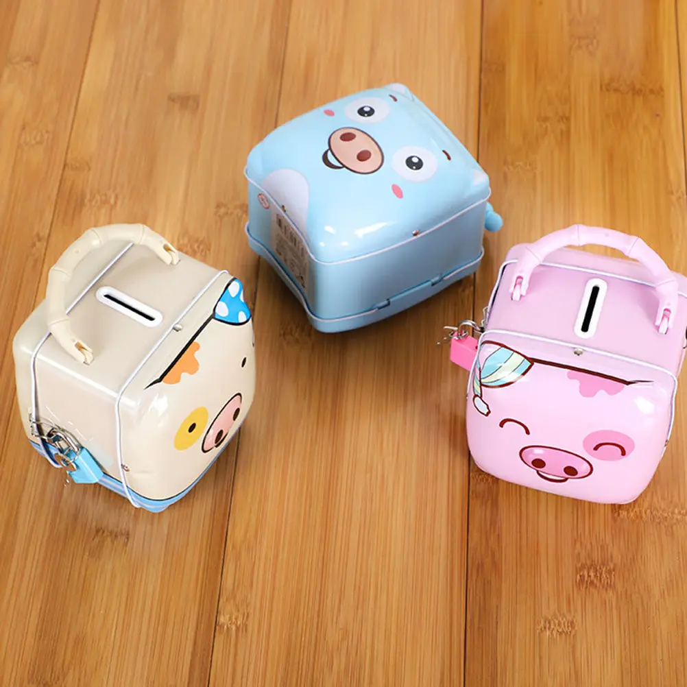 Creative Piggy Bank for Kids Adorable Pig Shaped Money Holder Saving Pot Encourages Child Savings Bedroom Living Room Decoration