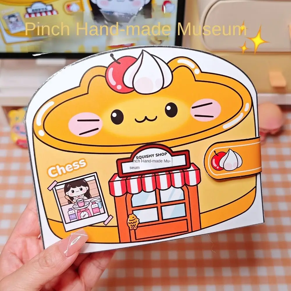 

Handmade Material DIY Pinch Toy Book Educational Early Learning Quiet Book Montessori Puzzle Elements 3D Sticker Book Girls