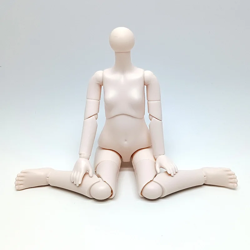 Muñecas BJD 1/6, cuerpo desnudo de 30cm, muñeca de cuerpo desnudo, piel blanca, articulación Flexible, accesorios para muñecas móviles, juguete DIY, regalo de cumpleaños para niños