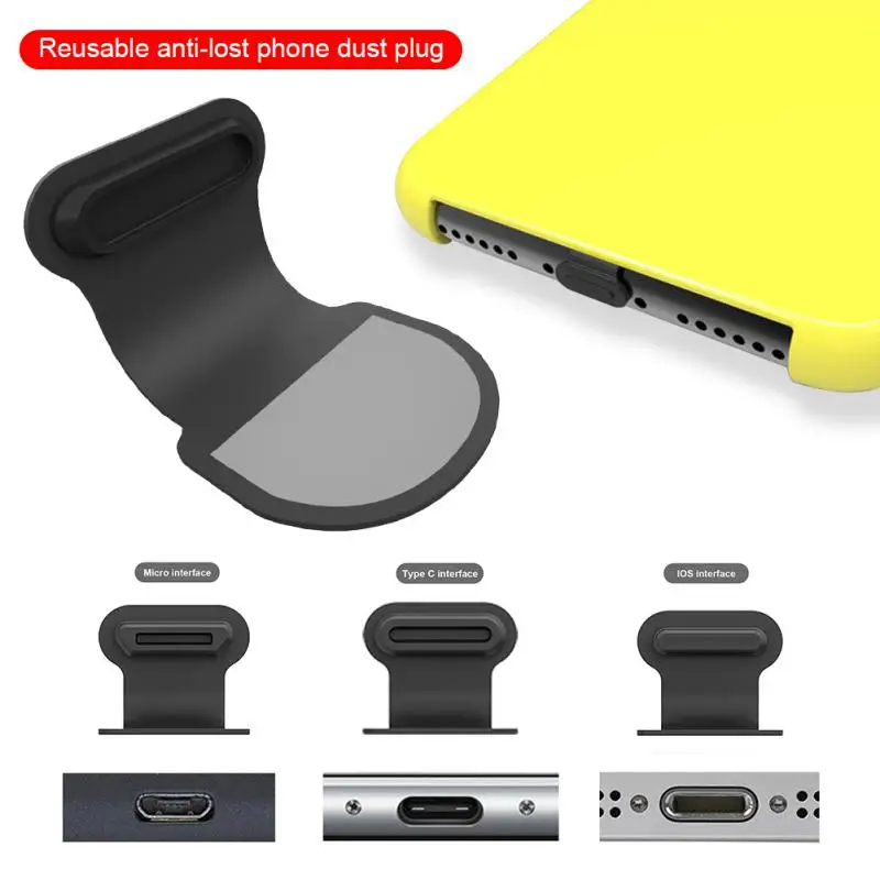 Mobile Phone Accessories Usb c Dust Plug For Usb 13 Accessories Rubber Silicone Plugs dust Type c plug dust Plug