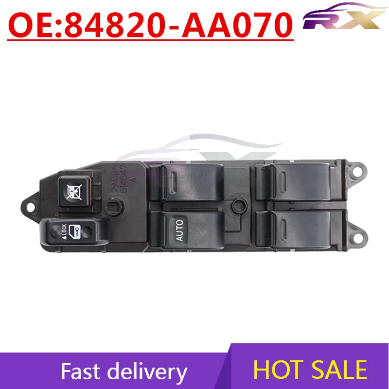 

OEM:84820-AA070 Power Window Master Control Switch For Toyota Vios