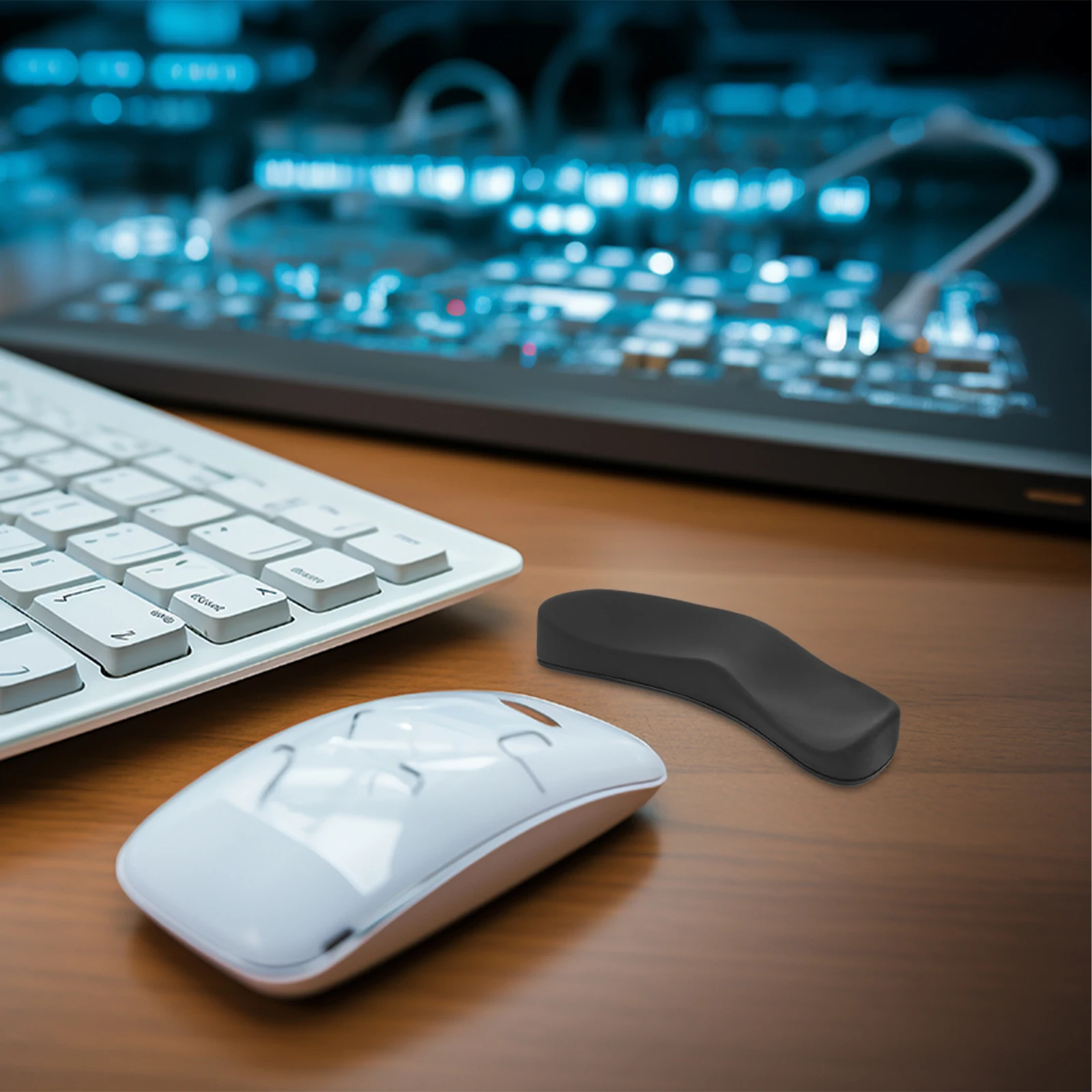 

Wrist Pads skid Support Rest Black Right Gaming Mouse Pad Gaming Mouse Pad Wrist Rest Computer Supply Keyboard