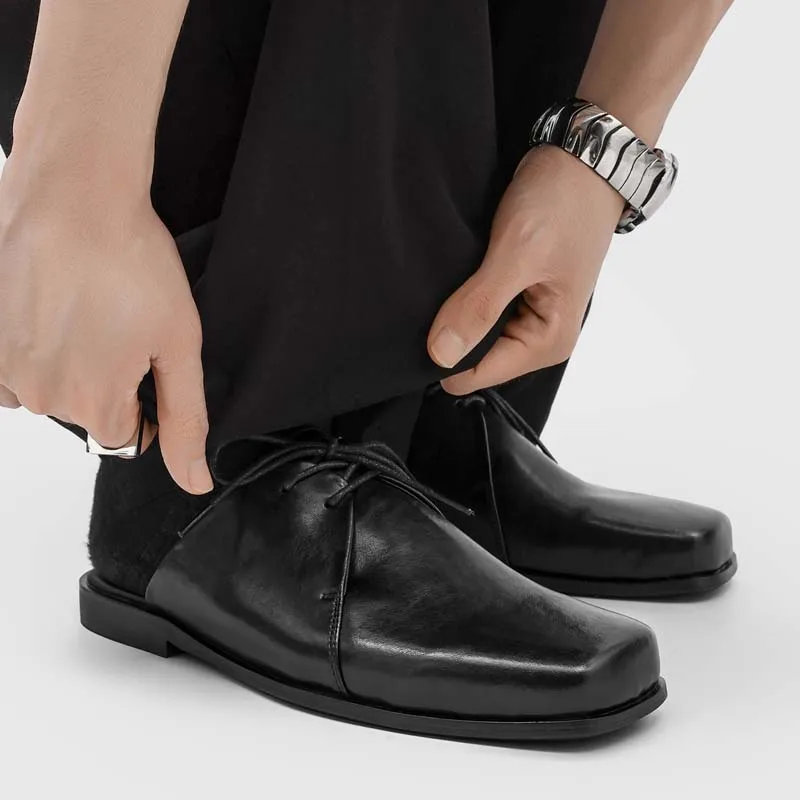 Big Size 46 Backless Mules Half Loafer Slippers Open-back Casual Shoes Men Slip On Flat Sneakers Black Closed toe Slides Sandals