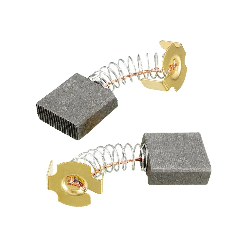 Spazzole di carbone da 2 pezzi per motori elettrici la parte di ricambio del motore ha sostituito le parti dell'utensile elettrico