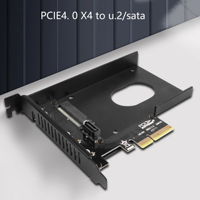 U2 PCI-Express 4.0 X4 라이저 카드 SFF-8639-SSD 익스텐션 어댑터, X8/X16 인터페이스 마더보드와도 호환