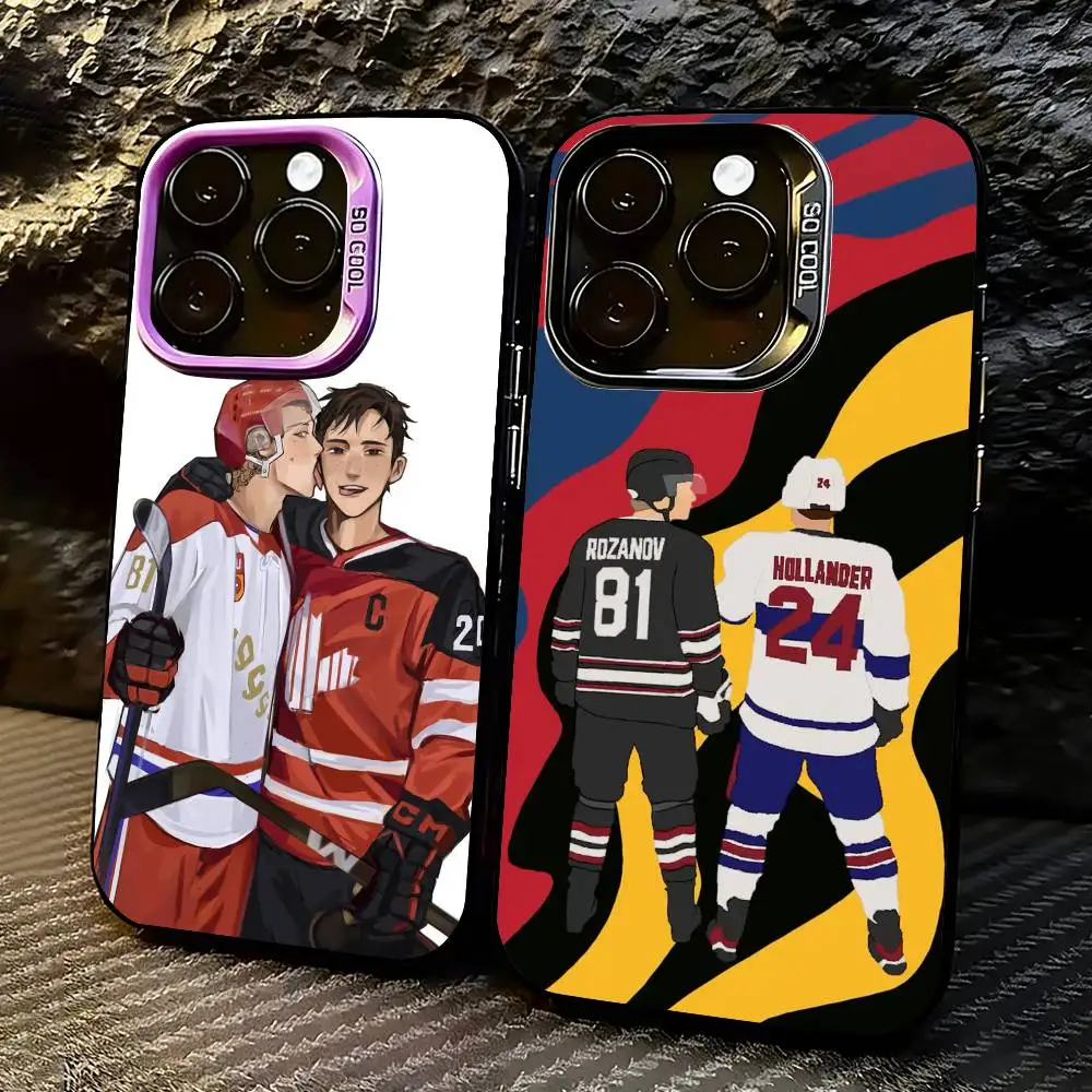 

F-Heated T-Rivalry Phone Case For iPhone 17,16,15,14,13,12,11 Plus,Pro Max,XS,Colorful Silver Black Cover