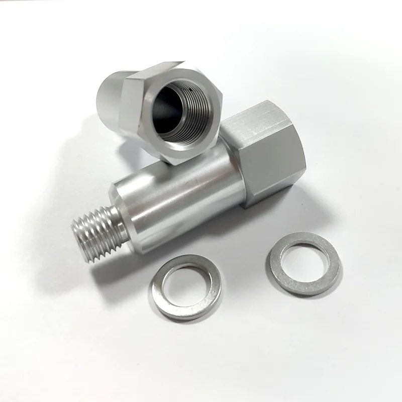 Extended LS Coolant Temperature Sensor Adapter M12x1.5 Male to 3/8 NPT Female Engine Swap Water Temp Gauge
