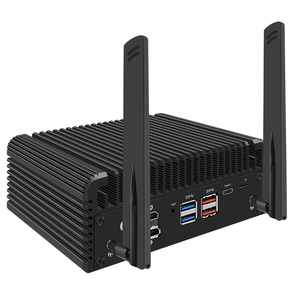 2.5GbE 방화벽 어플라이언스 미니 PC 인텔 i3 N355 N305 N200 N150 4x인텔 I226V NIC 팬리스 라우터 베어본 PFsense AES-NI 지원 썸네일 3