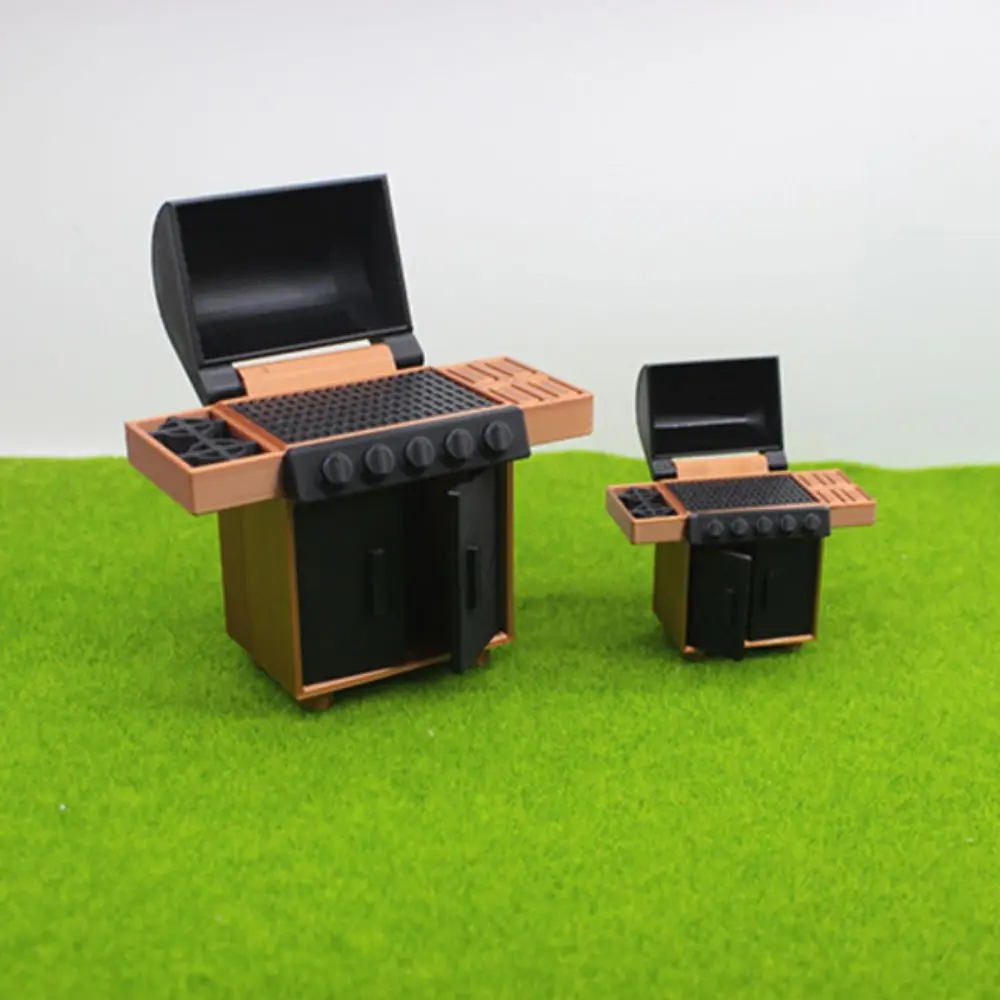 Miniature 1:12 1:20 Dollhouse BBQ Grill Model Simulation Lifelike Dollhouse Kitchen Toy Artificial DIY Kitchen Toys