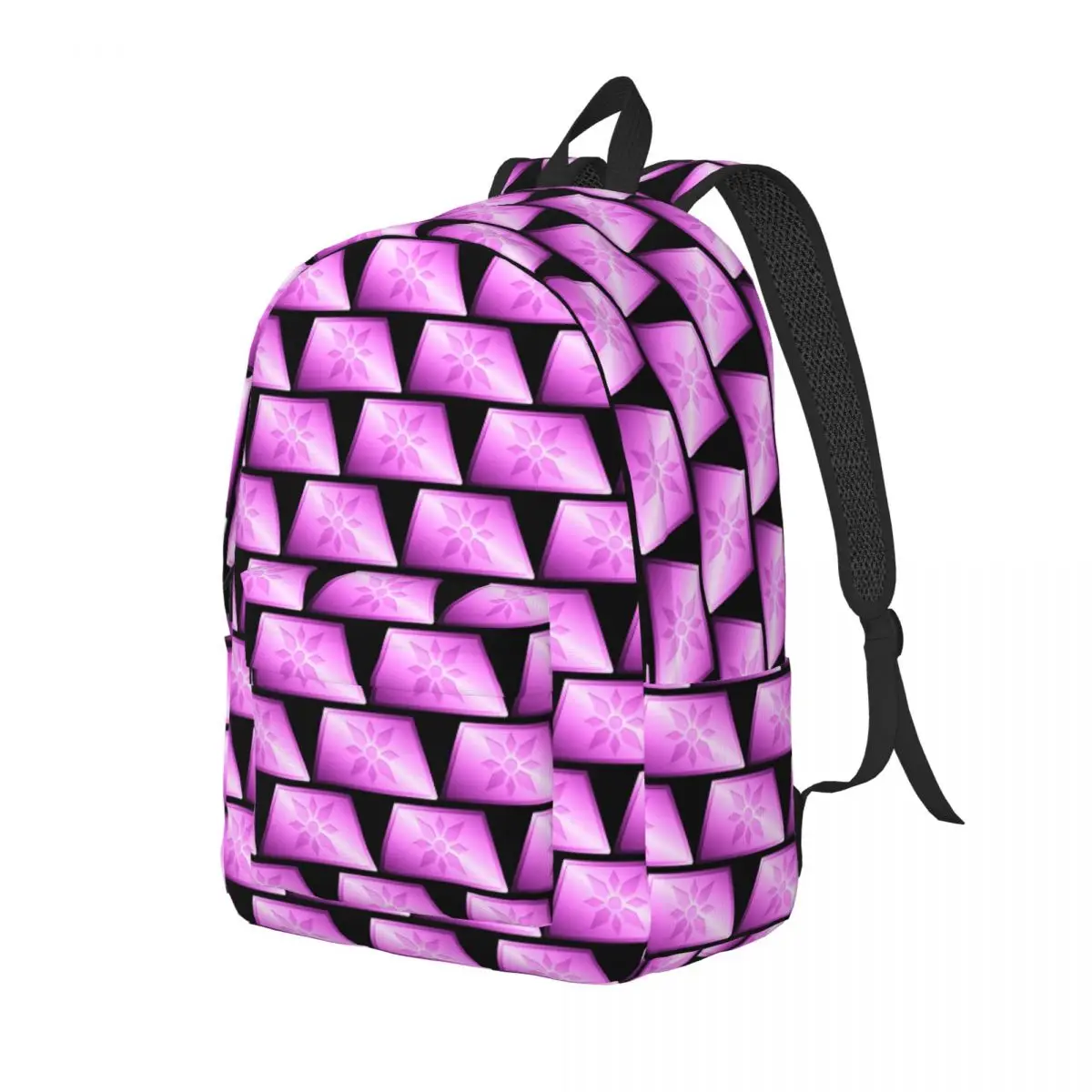 Digimon Crest - Light Student Backpack School Bag Hiking Travel Daypack for Boys Girls Fashion Bookbag Shoulder Bags